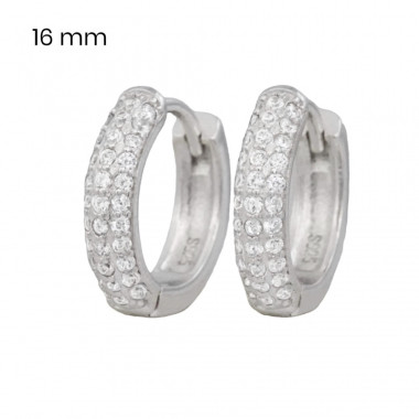 Stříbrné náušnice 40125301