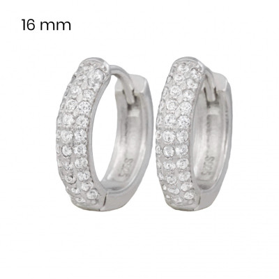 Stříbrné náušnice 40125301