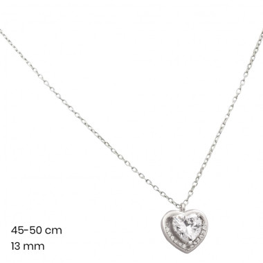 Stříbrný řetízek+přívěsek 40054401