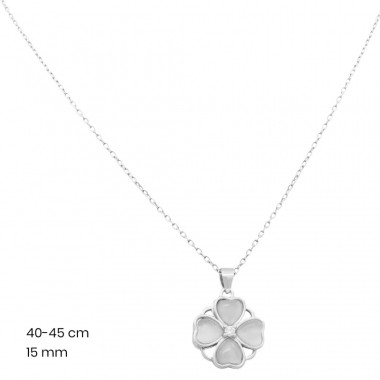 Stříbrný řetízek+přívěsek 40209301