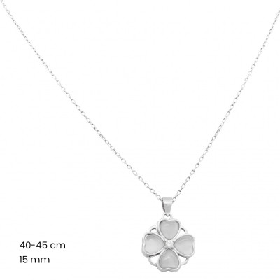 Stříbrný řetízek+přívěsek 40209301