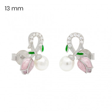 Stříbrné náušnice 40211001