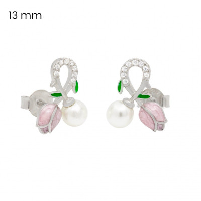 Stříbrné náušnice 40211001