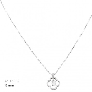 Stříbrný řetízek+přívěsek 40238801