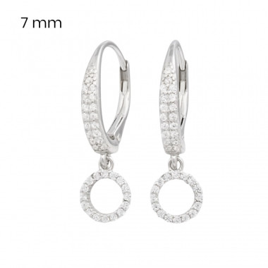 Stříbrné náušnice 40163201