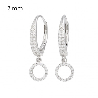 Stříbrné náušnice 40163201