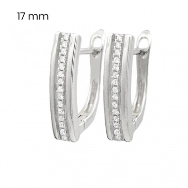 Stříbrné náušnice 40099901