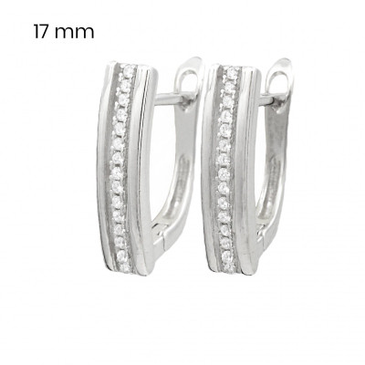 Stříbrné náušnice 40099901