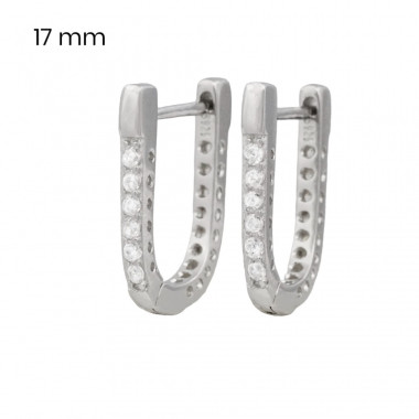 Stříbrné náušnice 40122901