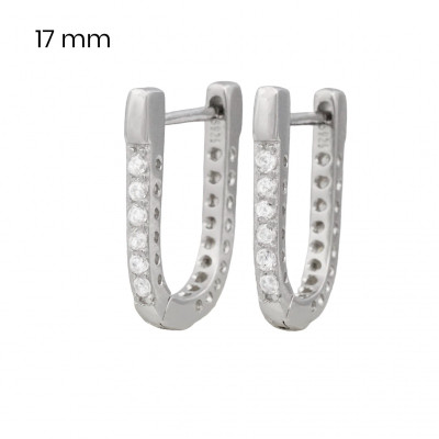 Stříbrné náušnice 40122901