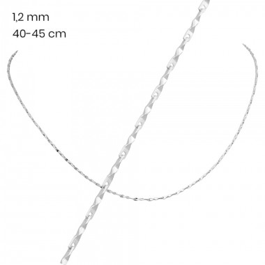 Stříbrný řetízek 40256101