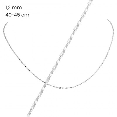 Stříbrný řetízek 40256101