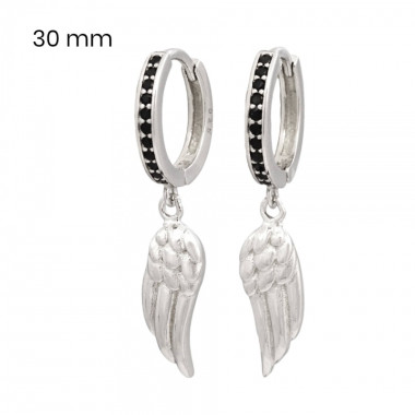 Stříbrné náušnice 40036201