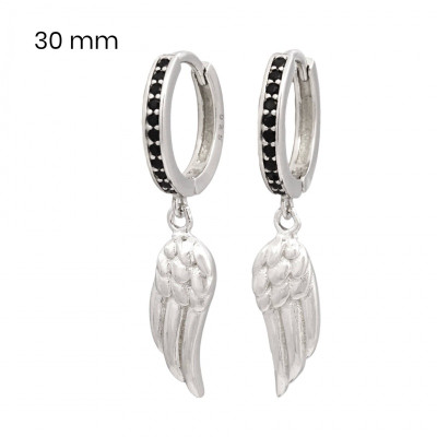 Stříbrné náušnice 40036201