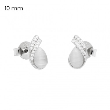 Stříbrné náušnice 40210101