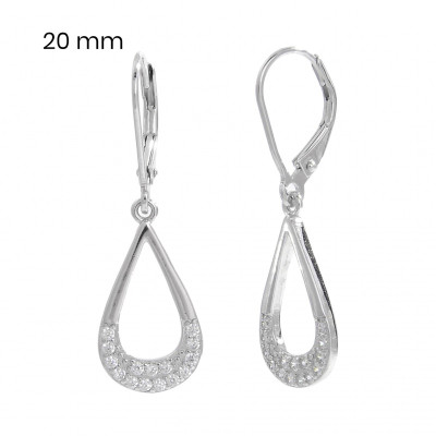 Stříbrné náušnice 40000671