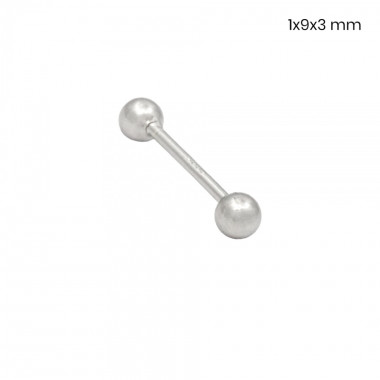 Stříbrný piercing do ucha 40083501