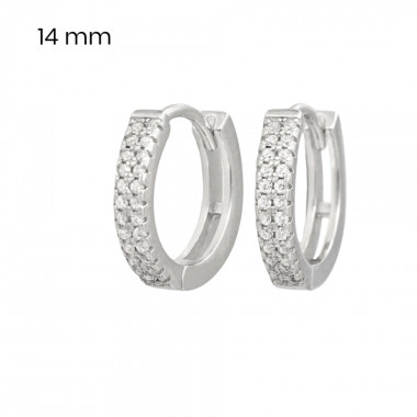 Stříbrné náušnice 40145701