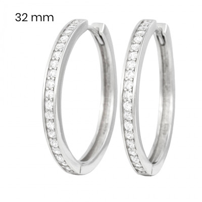 Stříbrné náušnice 40100901