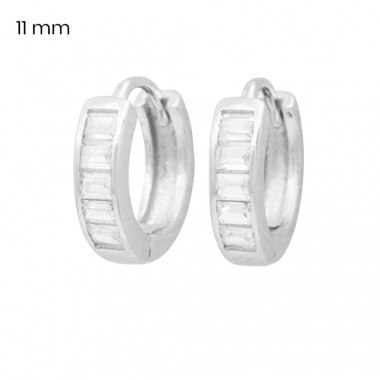 Stříbrné náušnice 40232301
