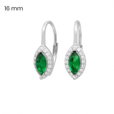 Stříbrné náušnice 40218003