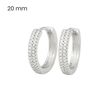 Stříbrné náušnice 40086201