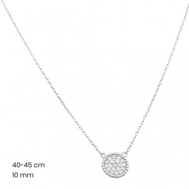 Stříbrný řetízek+přívěsek 40176601