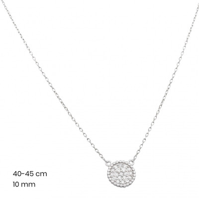 Stříbrný řetízek+přívěsek 40176601