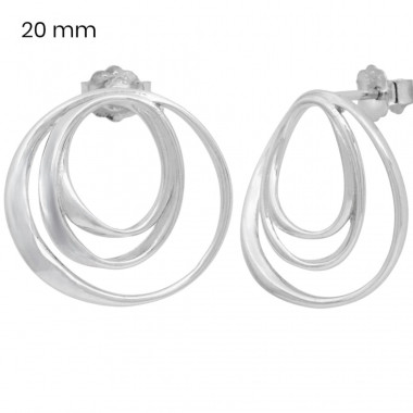 Stříbrné náušnice 40198701