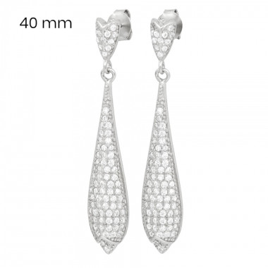 Stříbrné náušnice 40101101