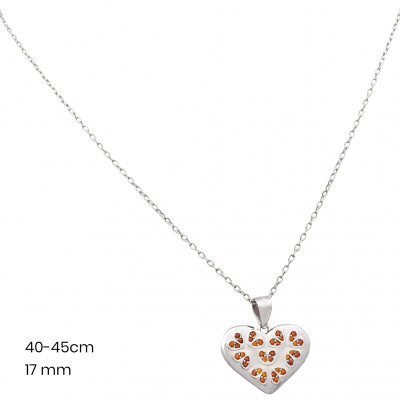 Stříbrný řetízek+přívěsek 40122402