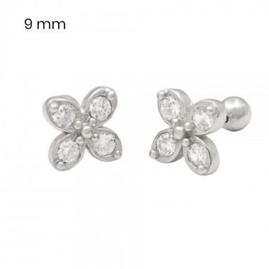 Stříbrné náušnice 40093201