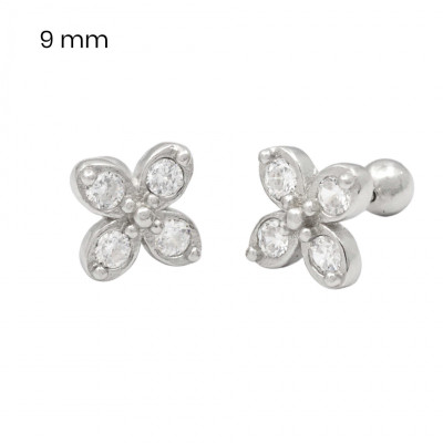 Stříbrné náušnice 40093201