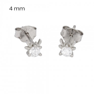 Stříbrné náušnice 40061601