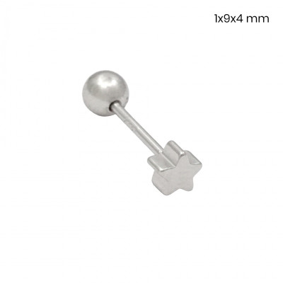 Stříbrný piercing do ucha 40083901