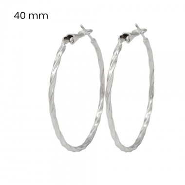 Stříbrné náušnice 40093601