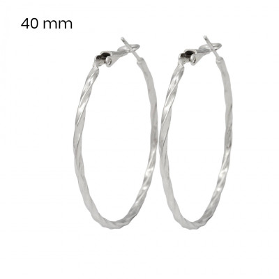 Stříbrné náušnice 40093601