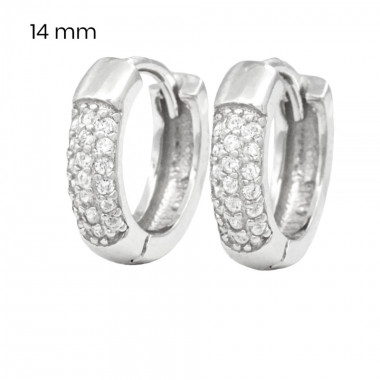 Stříbrné náušnice 40097801