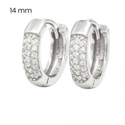 Stříbrné náušnice 40097801