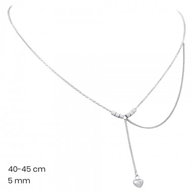 Stříbrný řetízek+přívěsek 40054301