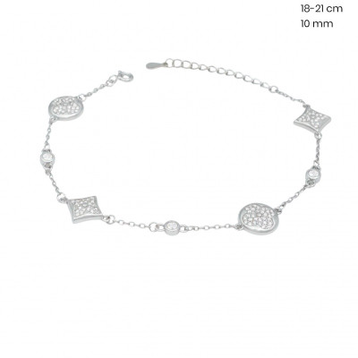 Stříbrný náramek 40191101