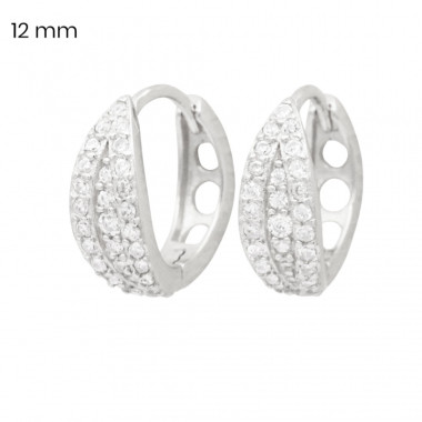 Stříbrné náušnice 40226801