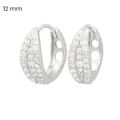 Stříbrné náušnice 40226801