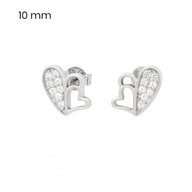 Stříbrné náušnice 40180901