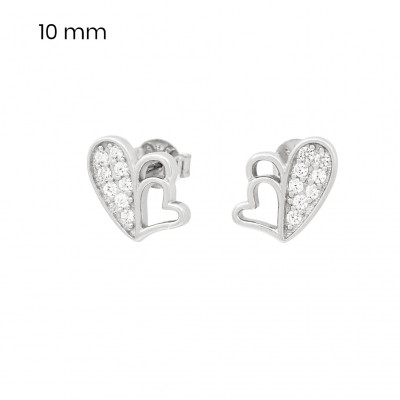 Stříbrné náušnice 40180901