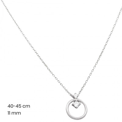 Stříbrný řetízek+přívěsek 40095401