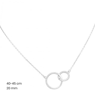 Stříbrný řetízek+přívěsek 40253501