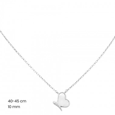Stříbrný řetízek+přívěsek 40254701