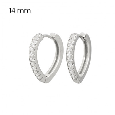 Stříbrné náušnice 40145501