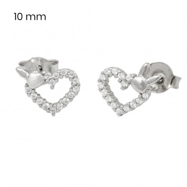 Stříbrné náušnice 40110701